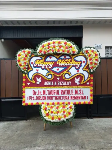 Papan Bunga Pernikahan purwoyoso
