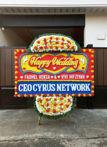 Papan Bunga Pernikahan purwoyoso